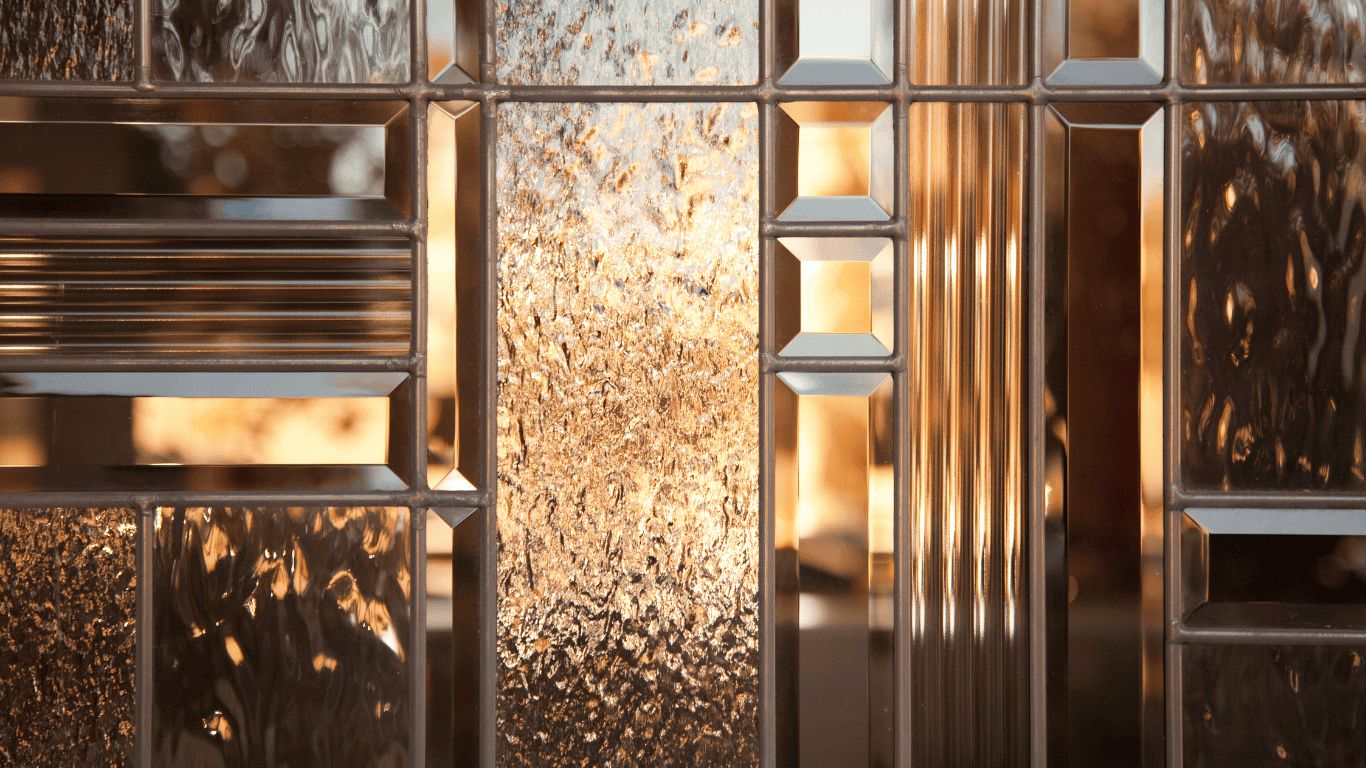 Bevelled Glass Doors
