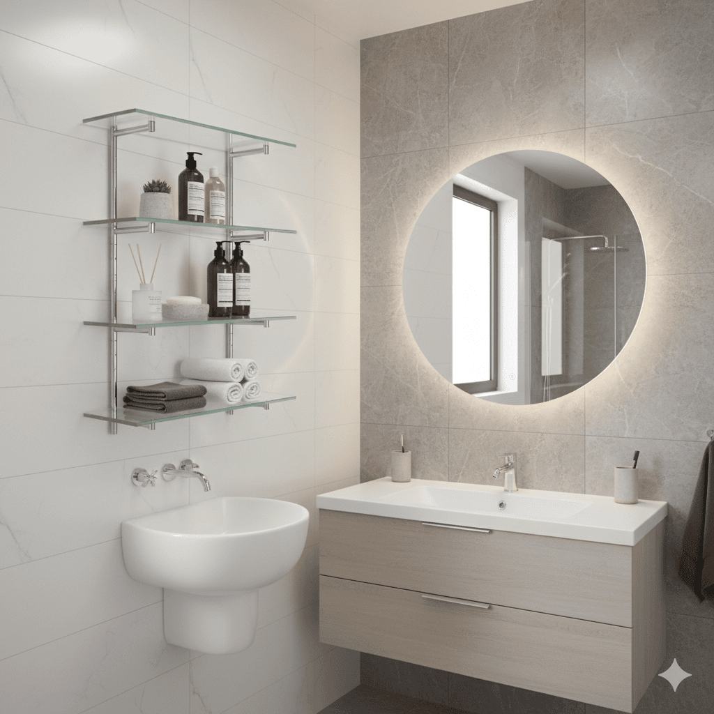 Bathroom Glass Shelf Supplier in Bedford