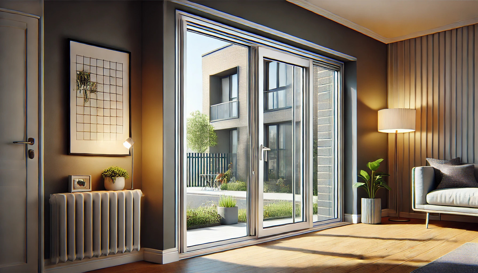 Triple glazed flush casement windows