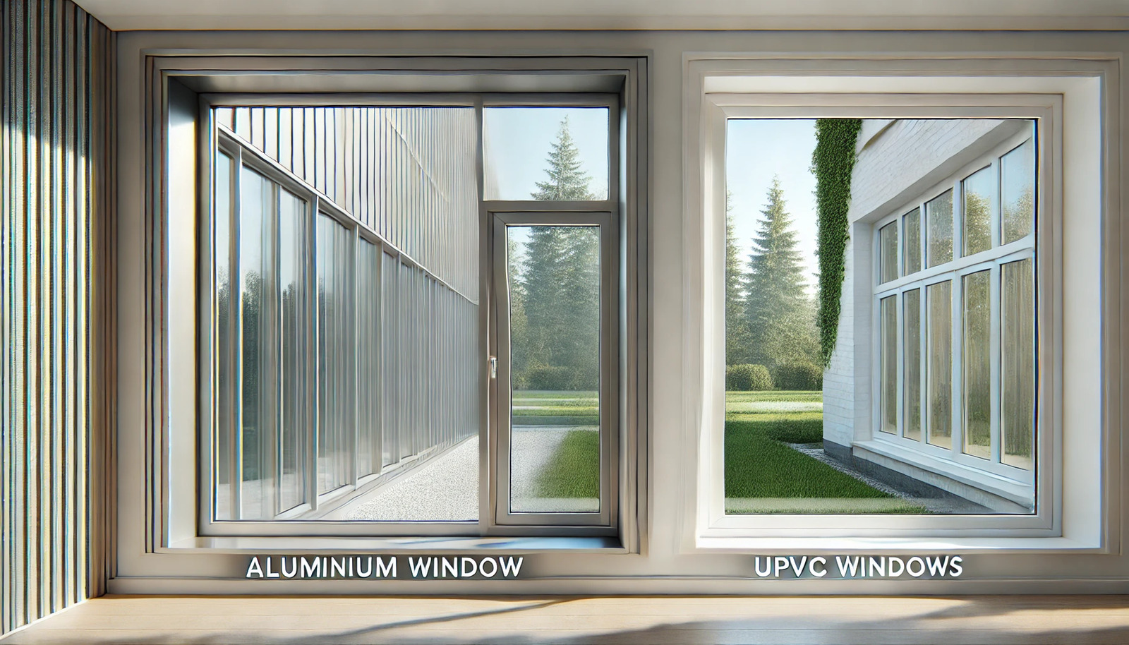 aluminium vs. uPVC windows
