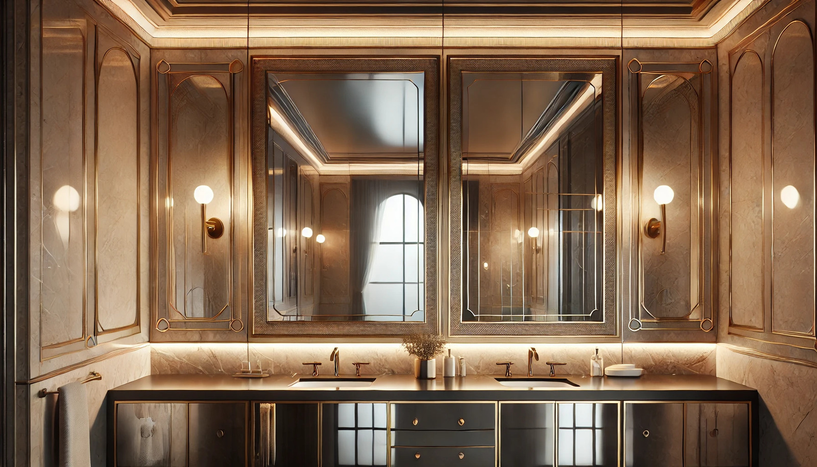 custom bathroom mirrors in your design