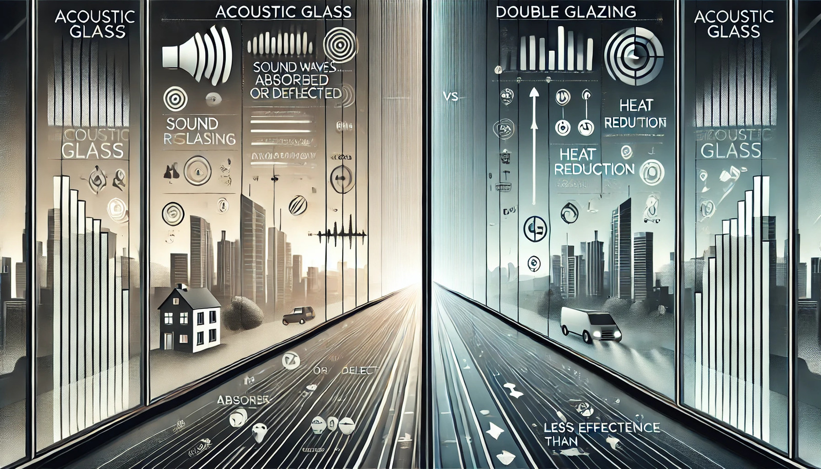 acoustic glass vs double glazing