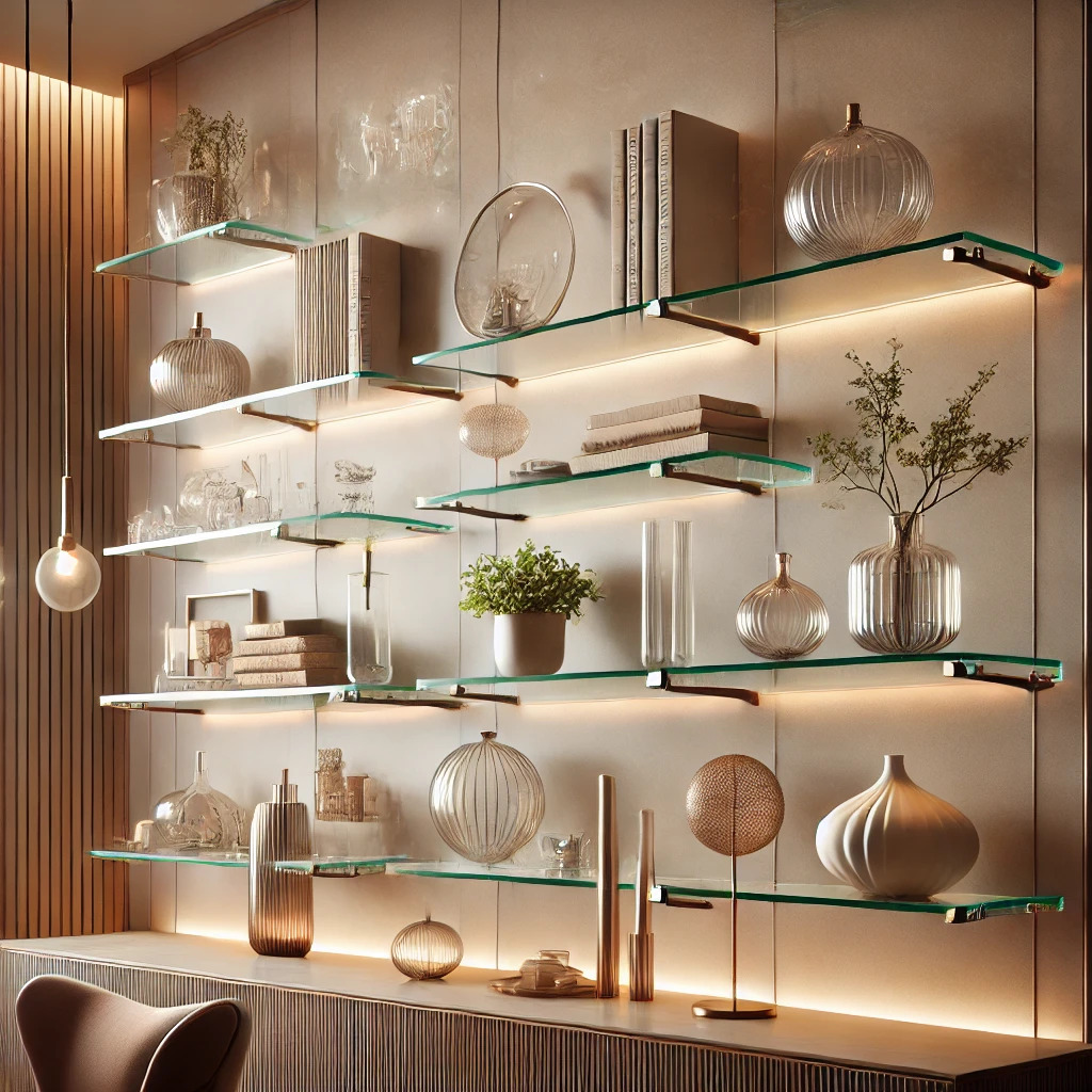 Floating Glass Shelves