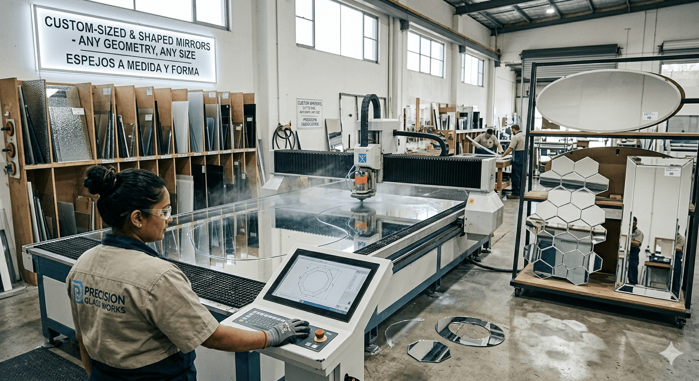 Custom Mirrors Cut to Size Supplier in Fakenham