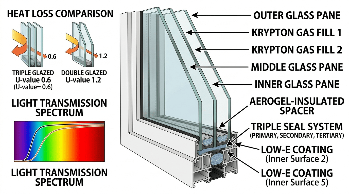 Triple Glazed Glass Supplier in Basildon