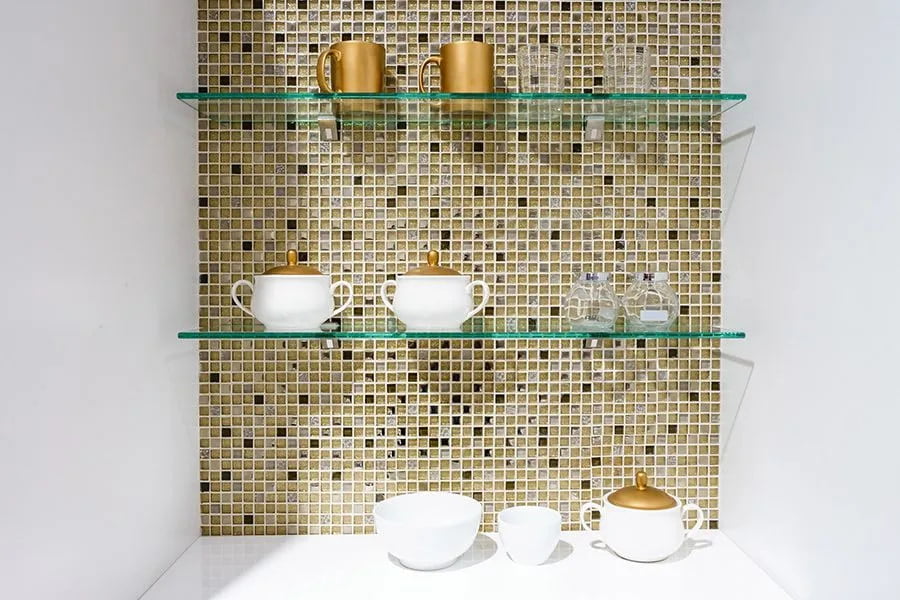 Kitchen Glass Shelves