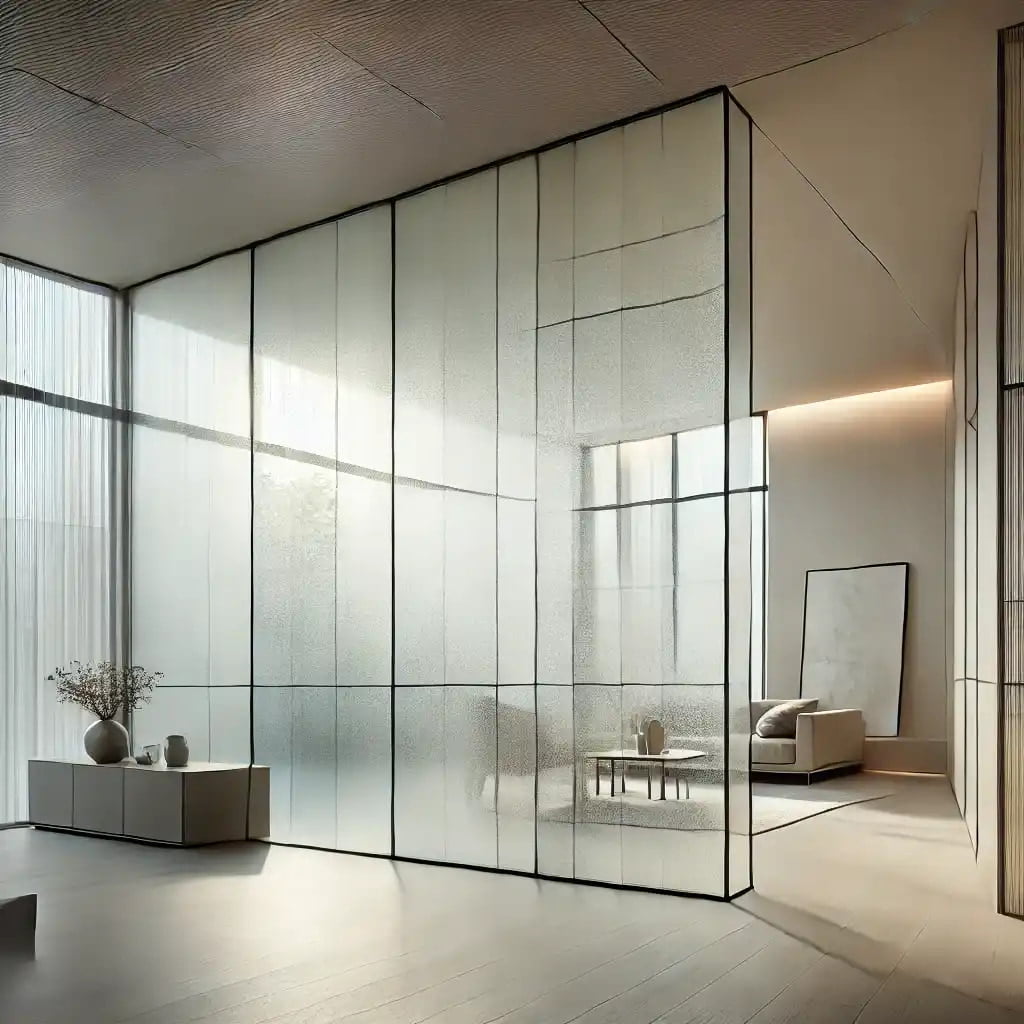 Residential Sandblasted Glass
