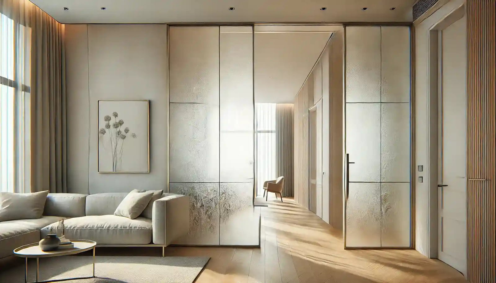 Sandblasted Glass Doors for Homes