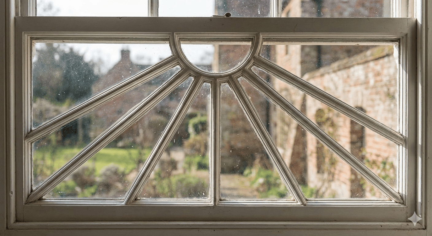 Sunburst Georgian Grille Glass Supplier in March UK