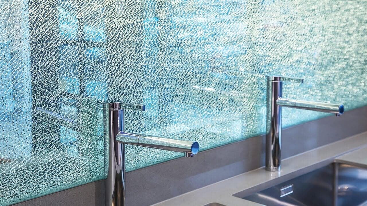 decorative crackle glass